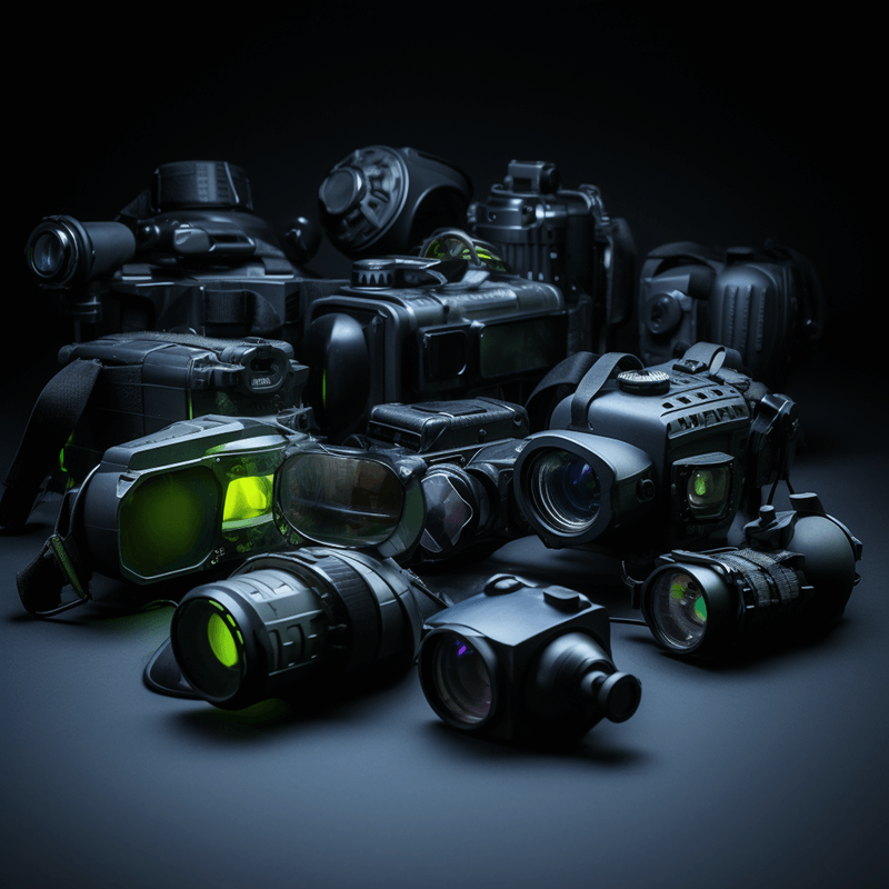 "Clear night vision image captured with Hemu Sun night vision device