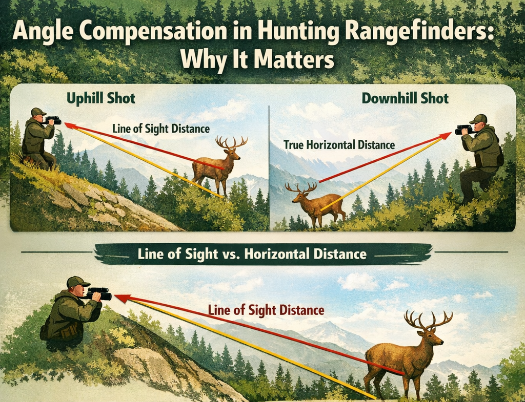 The Importance of Angle Compensation in Hunting Rangefinders