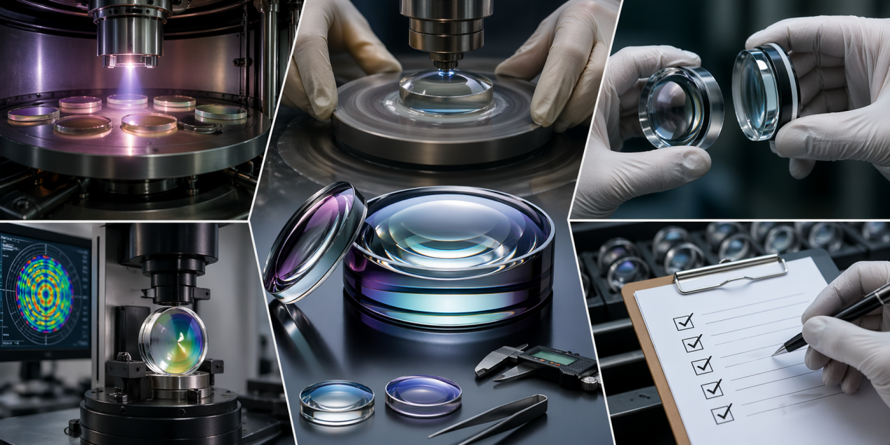 How to Choose Custom Optical Lenses Coating, Polishing, Bonding, Interferometer Testing, and ISO9001 Quality Control Checklist